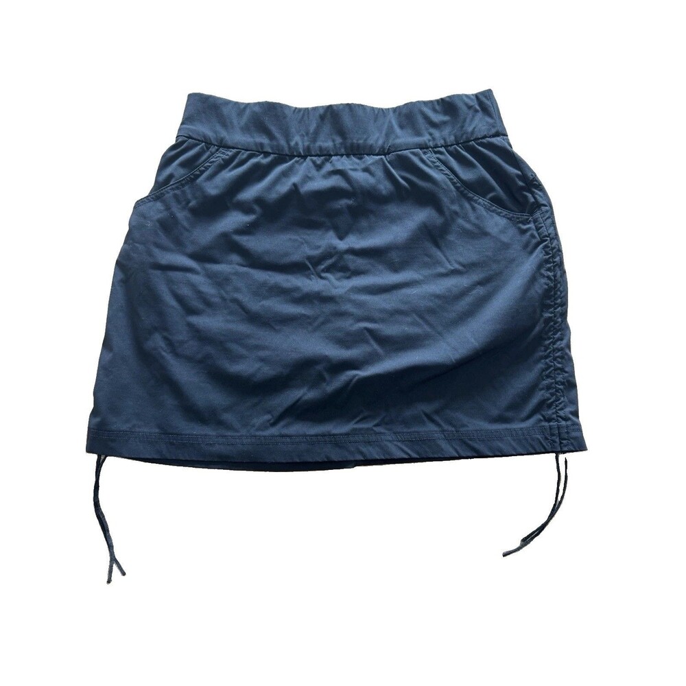 Columbia Anytime Casual Skort Womens Black Cinch Side Hiking Skirt XK1338 Medium